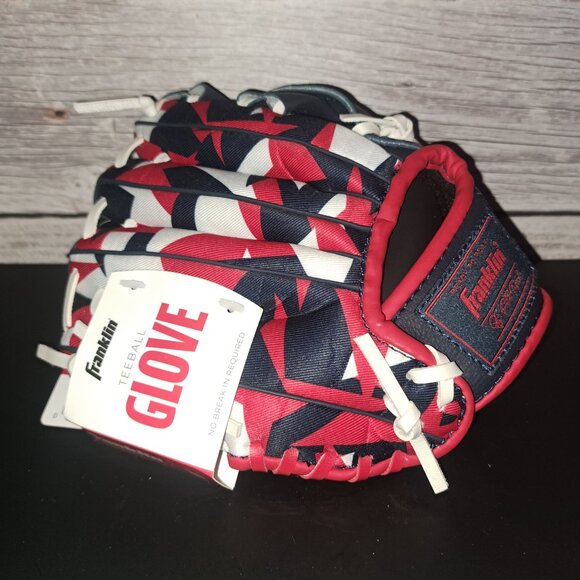 Kid's Franklin Tee Ball Glover for Children Black/Red/White (NEW) - Picture 3 of 4